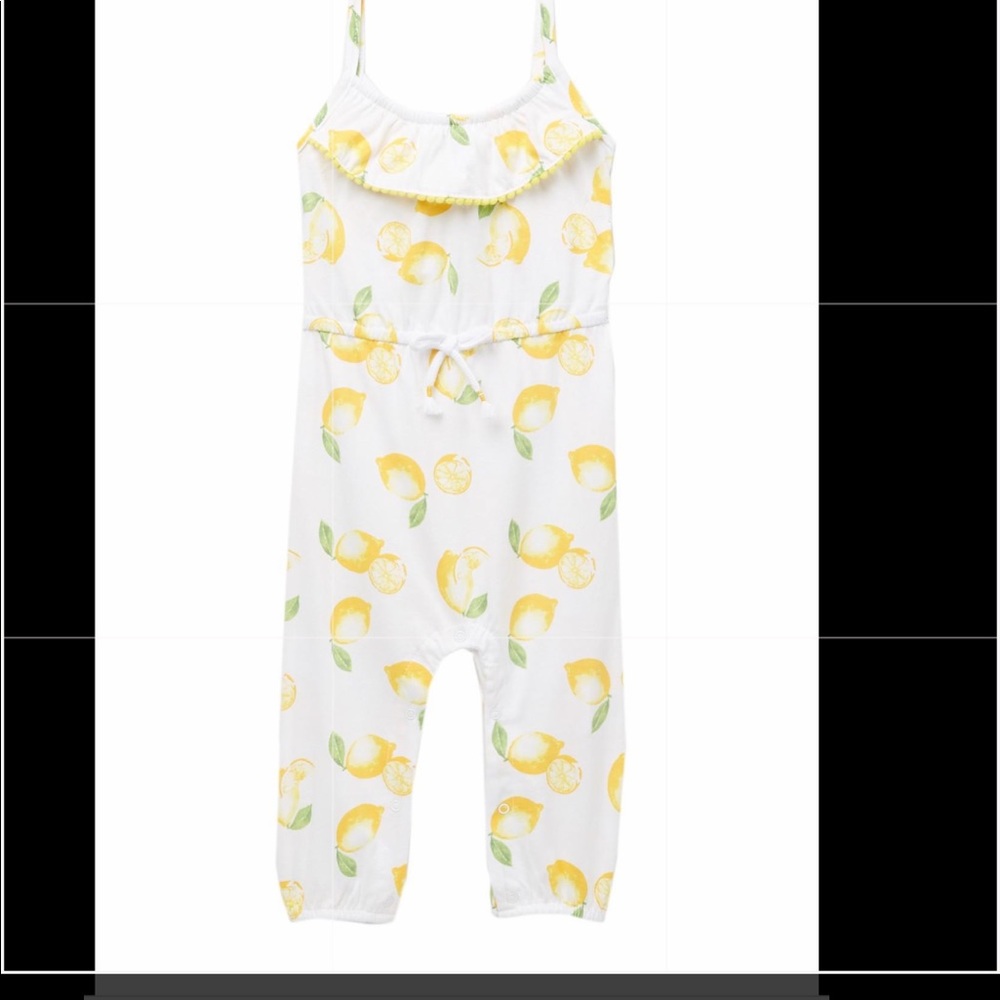 Girl 18 month lemon 🍋 jumpsuit